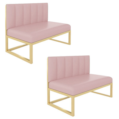 Modern and simple cafe restaurant bench(set of 2)
