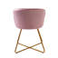 48cm H Velvet Upholstered Armchair-2041323244