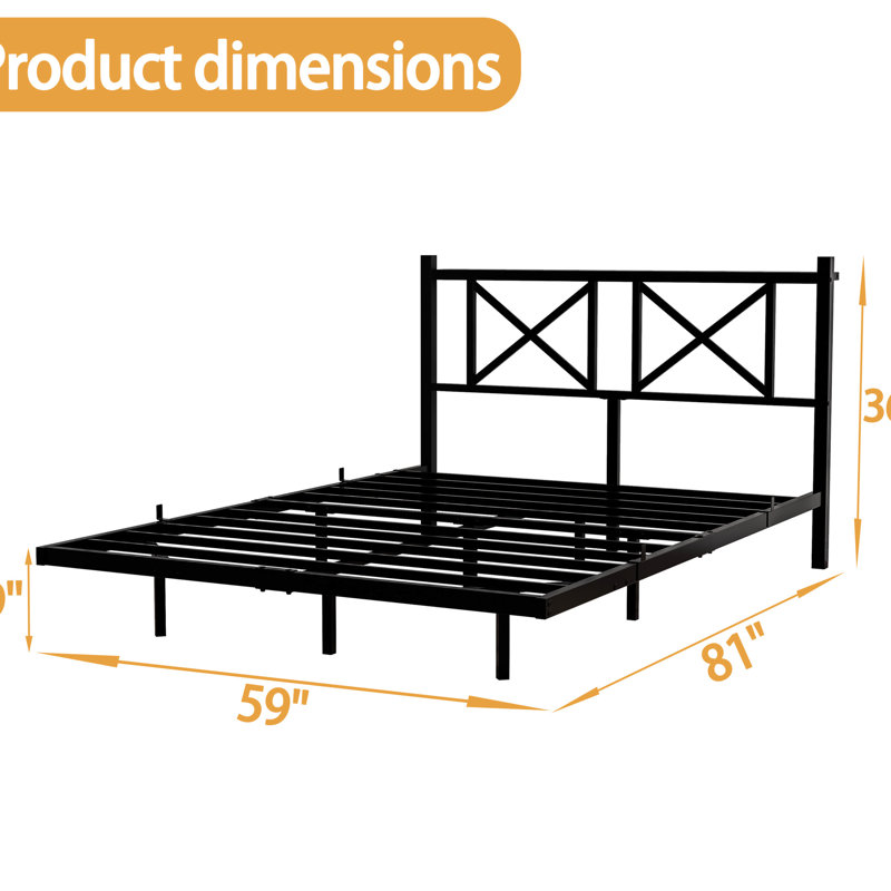 Full Size Platform Bed With Led Lights, Power Sockets, Quick - Setup Assembly Black Queen Frame Headboard, Pattern Selection, No Movement
