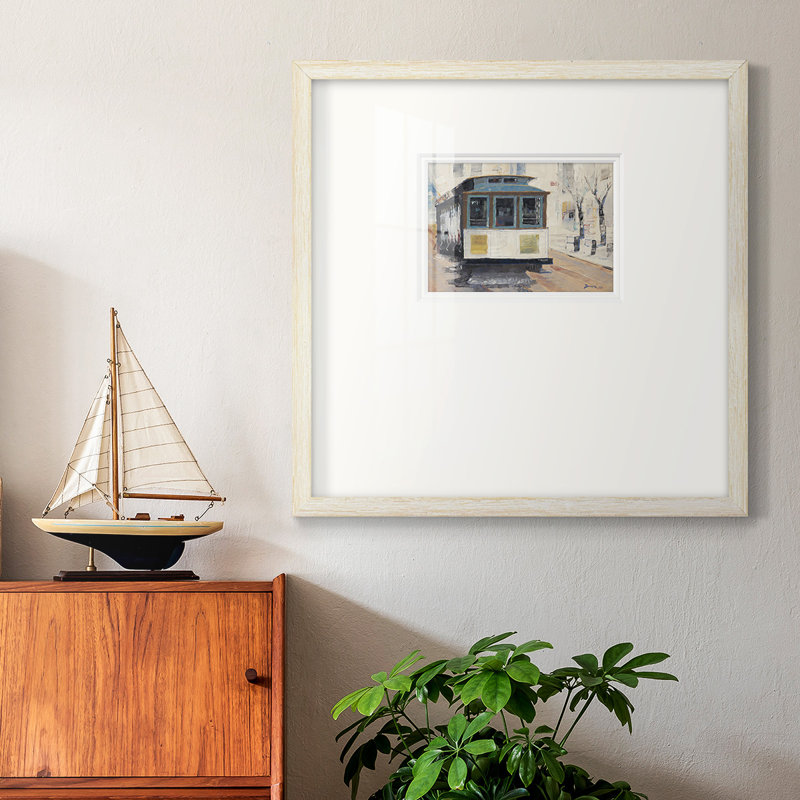 «Cable Town», reproduction encadrée de qualité supérieure, H 17 po x l 17 po x P 1,25 po