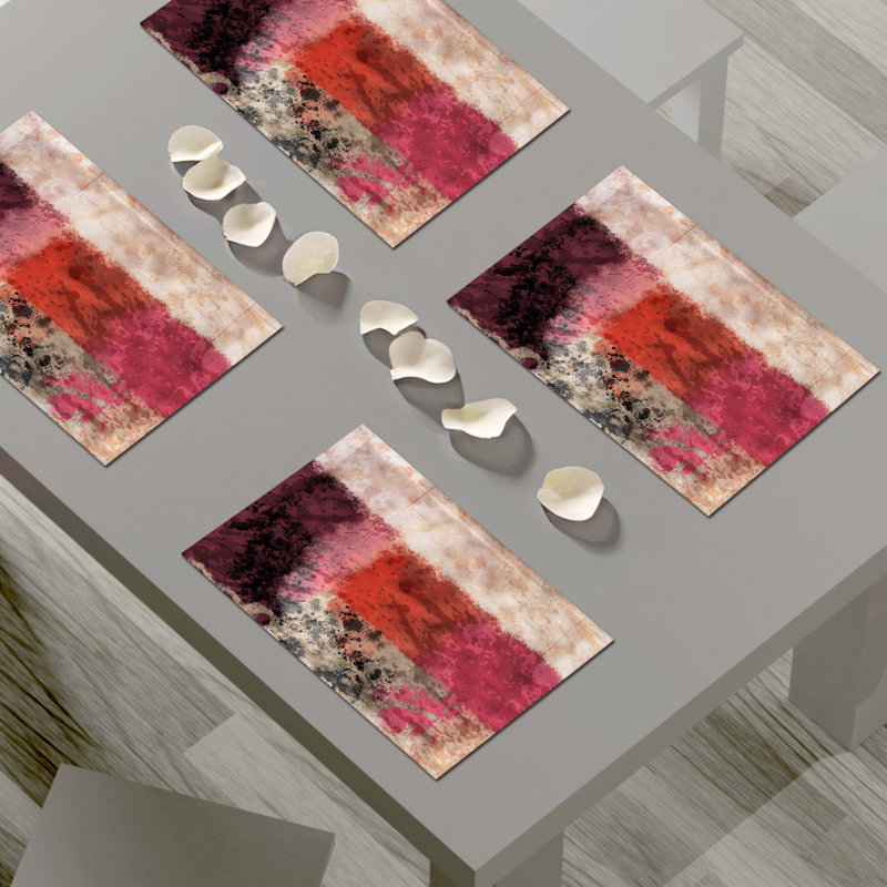 Napperon abstrait en polyester