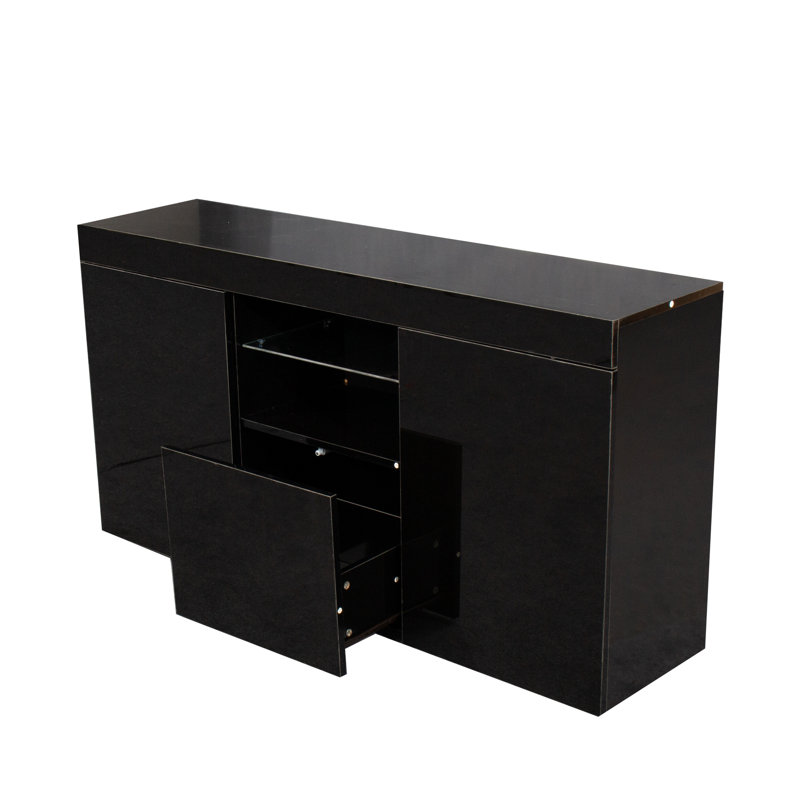 Elbridge 135 Cm Wide Sideboard, Black