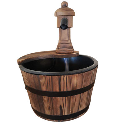 Bidwell Wood Weather Resistant Urn Fountain