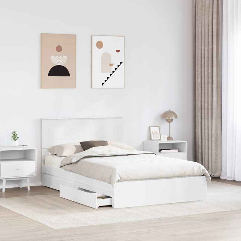 Bed, Small Double (4'), White