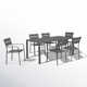 Bette 71'' Rectangular 6 - Person Outdoor Dining Set