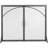 Danilla 1 Panel Metal Fireplace Screen