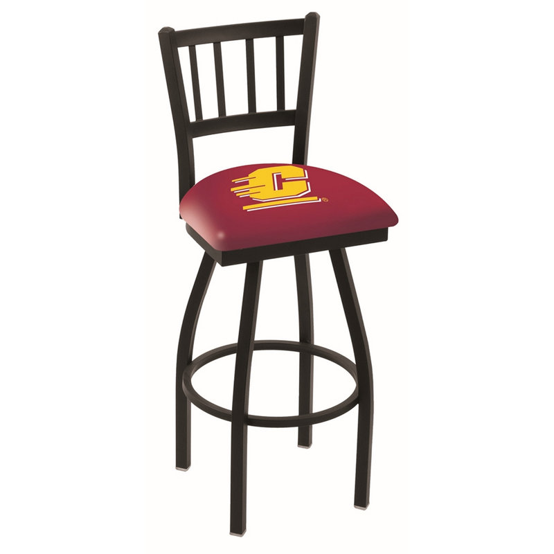 NCAA 36" Swivel Bar Stool, Central Michigan