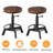 Grampian Swivel Adjustable Height Counter Stool with Metal Frame