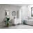 Devillage 24" Wall Mounted Single Bathroom Vanity with Engineered Stone Top-1986208384