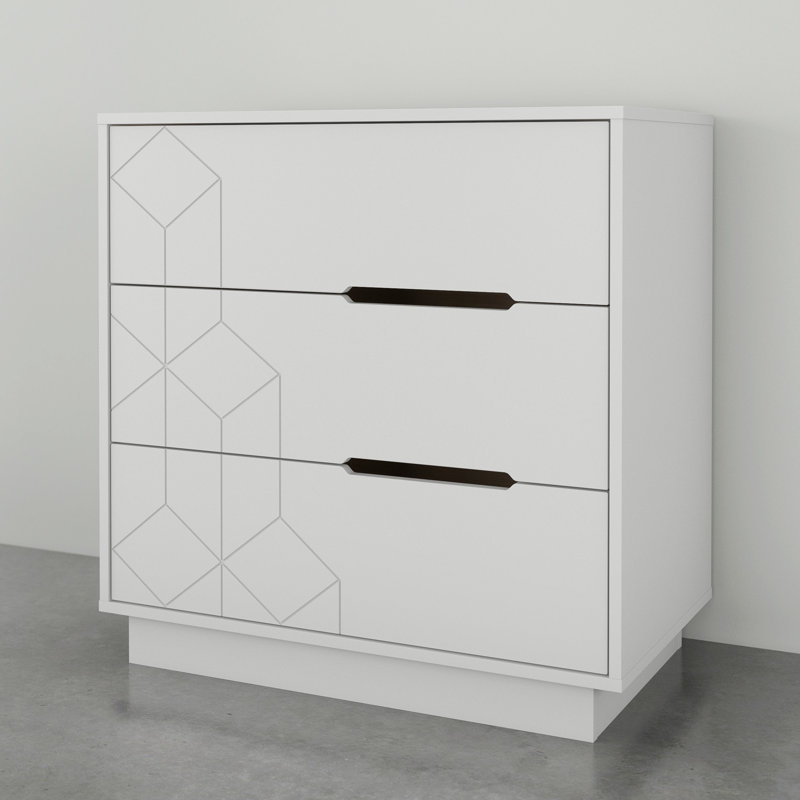 Devunte 32.25'' W 4 - Drawer Dresser, White