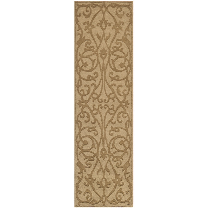Tapis en laine tissé à la main Montréal, Tapis de couloir 2 pi 3 po x 6 pi