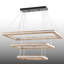 Lustre rectangulaire 3 niveaux à DEL-1830577052