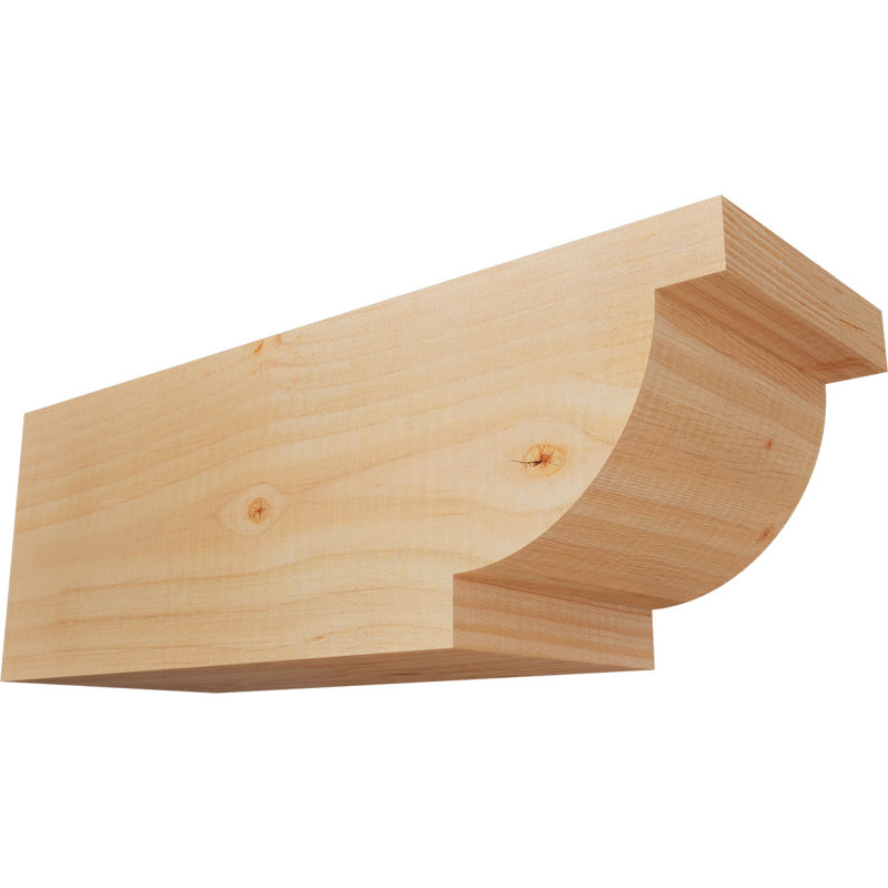 Queue Alpine, Sapin de Douglas, H 6 po x l 16 po x P 5,5 po