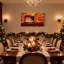 Opéra de Noël intérieur, ensemble de 3 décorations d'art sur toile-317488001