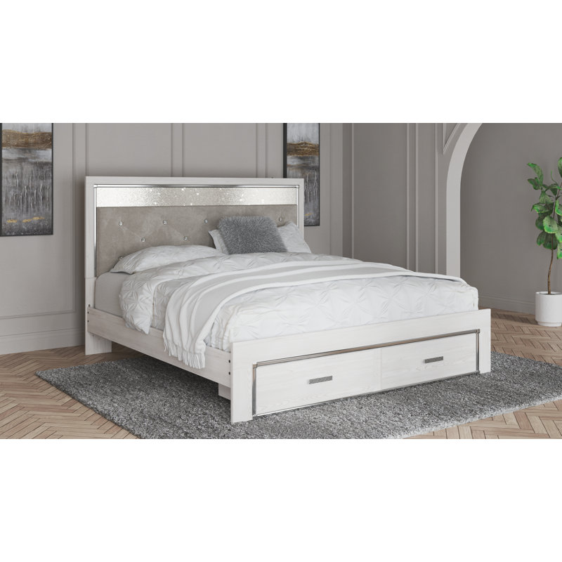 Altyra King Upholstered Storage Bed