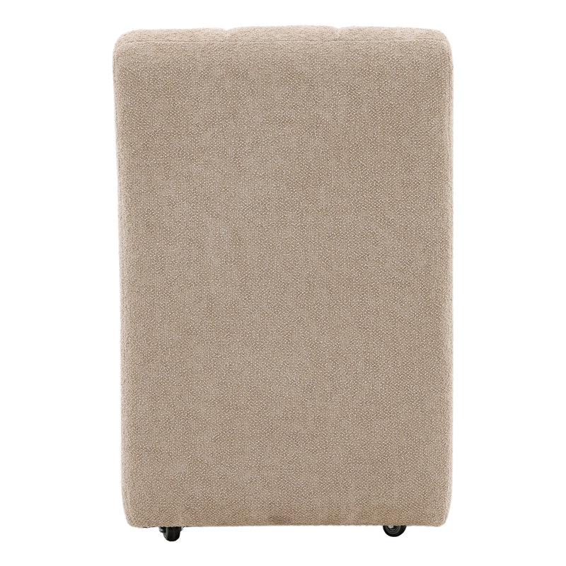 Marvin Hardwood Upholstered Dining Chair, Charlotte Olive, Camel