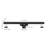 30 In.  Linear Shower Drain With Leveling Feet And Flange In Matte Black
