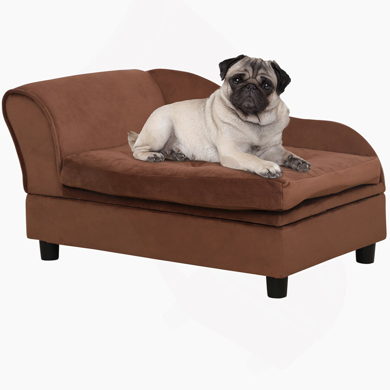 Canapé pour animaux de compagnie Ziva, Brun