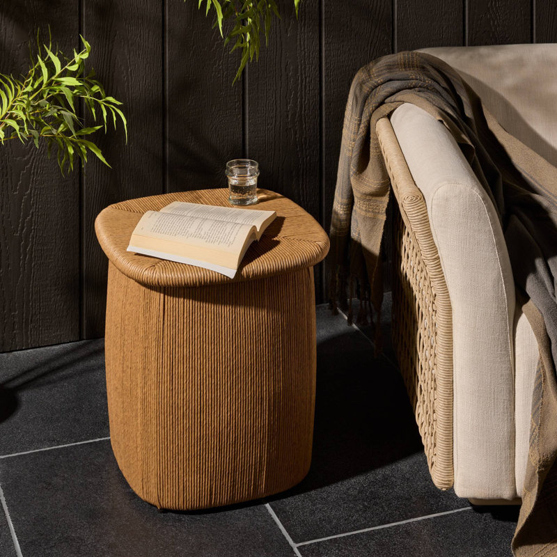 Taum Outdoor Stool-Textured Sand