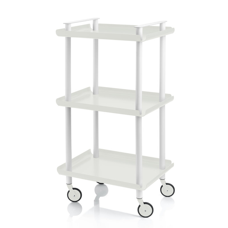 Zeigler Serving Cart, White, White