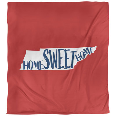 Housse de couette réversible simple Home Sweet Tennessee