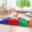 5 pièces de blocs d'escalade en mousse souple pour tout-petits de 1 à 3 ans, ensemble de jeu d'intérieur pour bébé pour ramper, jouet de développement de la motricité sensorielle colorée sécuritaire