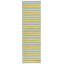 Tapis rayé orange / vert Iosif-1899091371