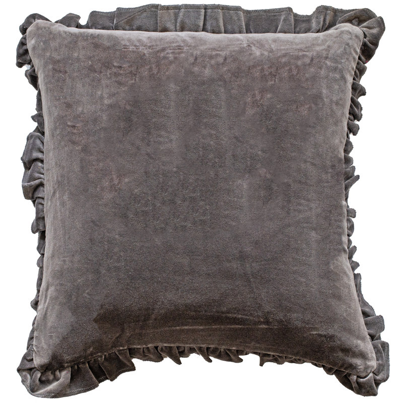 Sqaure Throw Cushion, Grey