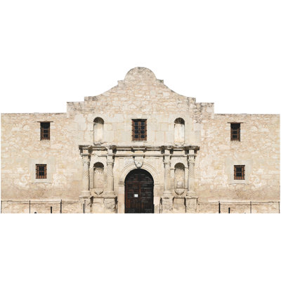 Alamo Mission Fortress Compound Cardboard Standup