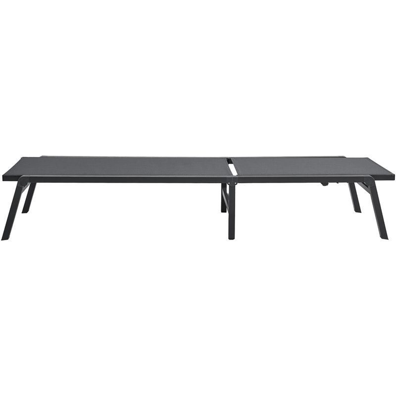 Chaise longue d'extérieur avec méridienne réglable à 5 positions (seulement avec chaise de patio)