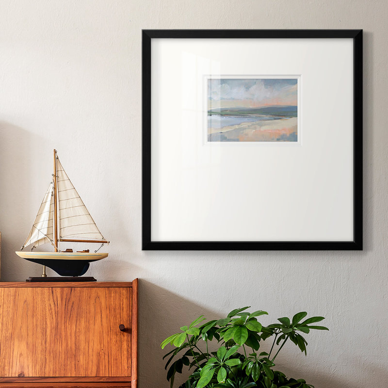 «Coastal Study Ipremium», reproduction encadrée, H 21 po x l 21 po x P 1,25 po