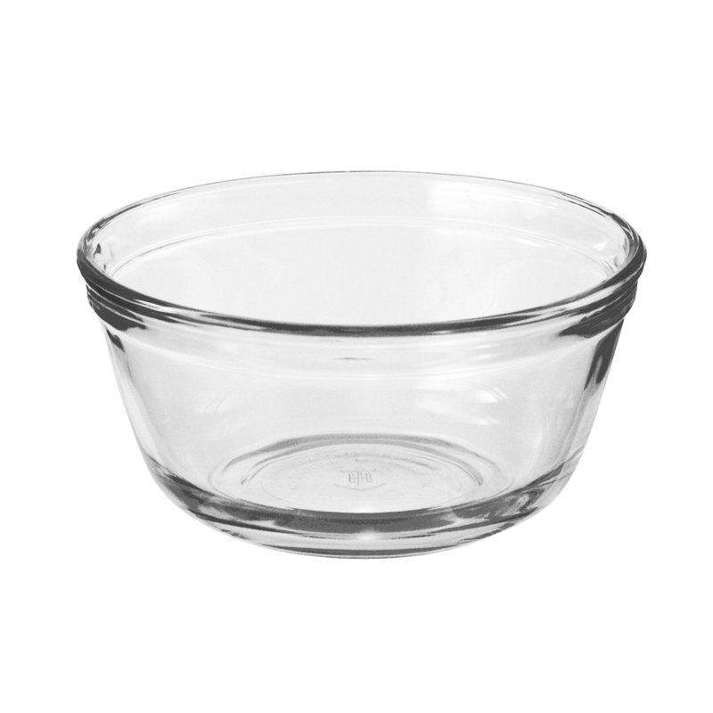 ROUND GLASS MIXING BOWL, 18.9 cm