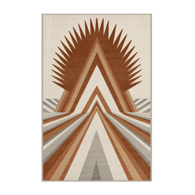 Tapis beige moelleux moelleux et moderne Barclay