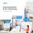 Free-Standing Magnetic Reversible Double Sided Mobile Whiteboard, 36" x 48"