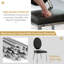 Chaise d'appoint en acier inoxydable Carterville-1033144132-1033144143