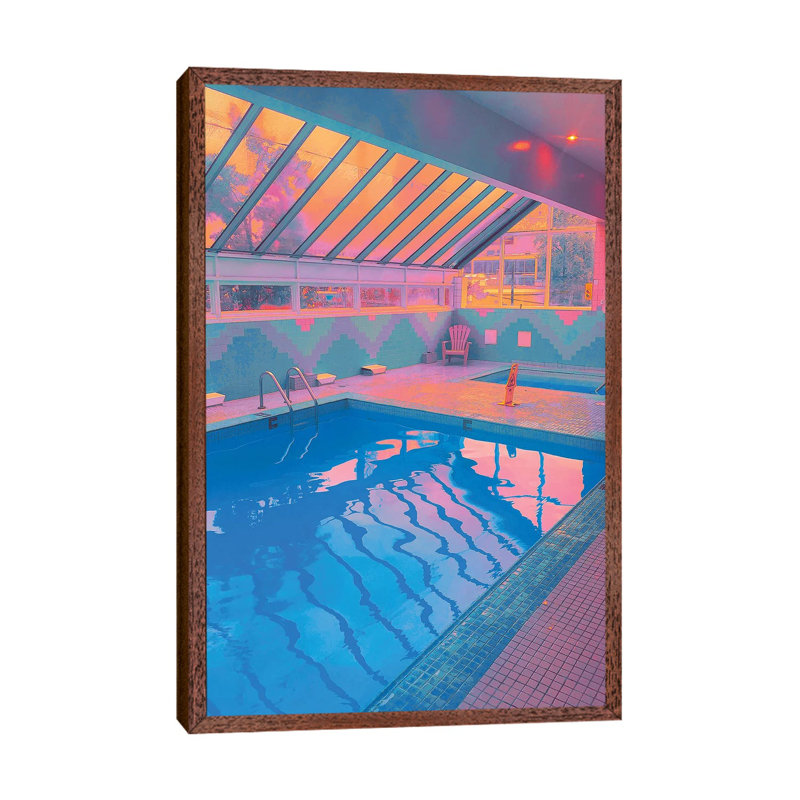901 AM by Nathan Head - Print on Canvas, 66.04cm H x 45.72cm W x 3.81cm D, Classic Brown Wood Framed