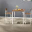 Ensembles de table de salle à manger peu encombrants (doit inclure à la fois la table et la chaise), acier aggloméré, rustique moderne, petite cuisine