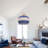 Aashir 1 - Blue Rattan Light Pendant-919371204