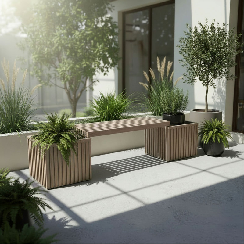 Banc à fleurs Grove
