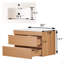 Meuble-lavabo mural simple 30 po avec lavabo en céramique-126271596