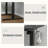 Ergonomic Home Office Height Adjustable Standing Desk Whole-Piece Desktop with Hooks-2078301873-2078301885