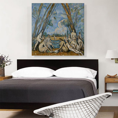 " The Large Bathers 1906 " by Paul Cezanne Painting Print