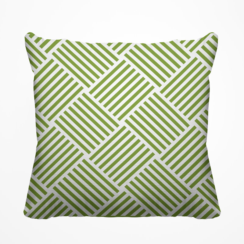 Housse et insert de coussin extérieur Langley, H 17 po x l 17 po, Vert printemps