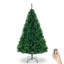 Sapin de Noël artificiel Jeremy de 2,13 m (7 pi) préilluminé, 1100 extrémités de branches en PVC avec 200 lumières DEL blanc chaud, 8 modes d'éclairage, télécommande, support en métal, sapin de Noël vert