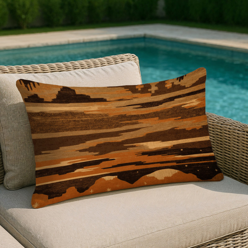 Mirage Bound Indoor And Outdoor Throw Pillow, Rectangle 18"H x 25"W