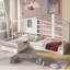 Lit simple simple, 2 lits simples en L avec clôture-762440229