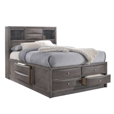 Grand lit de rangement Monette