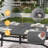 Outdoor Dining Set For 6,7Pcs Patio Table And Chairs Set With Adjustable Umbrella Hole,Heavy Duty 63”X37.8” Metal Dining Table And Stackable Patio Chair For Yard, Garden, Porch,Red-355118596