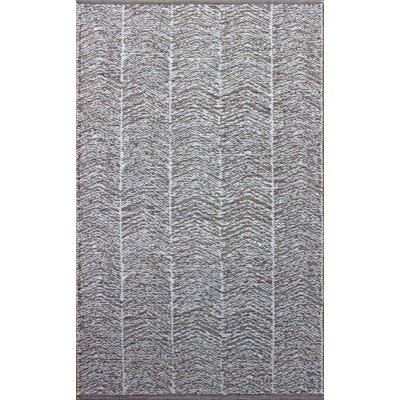 Tapis gris tissé à la main Parker