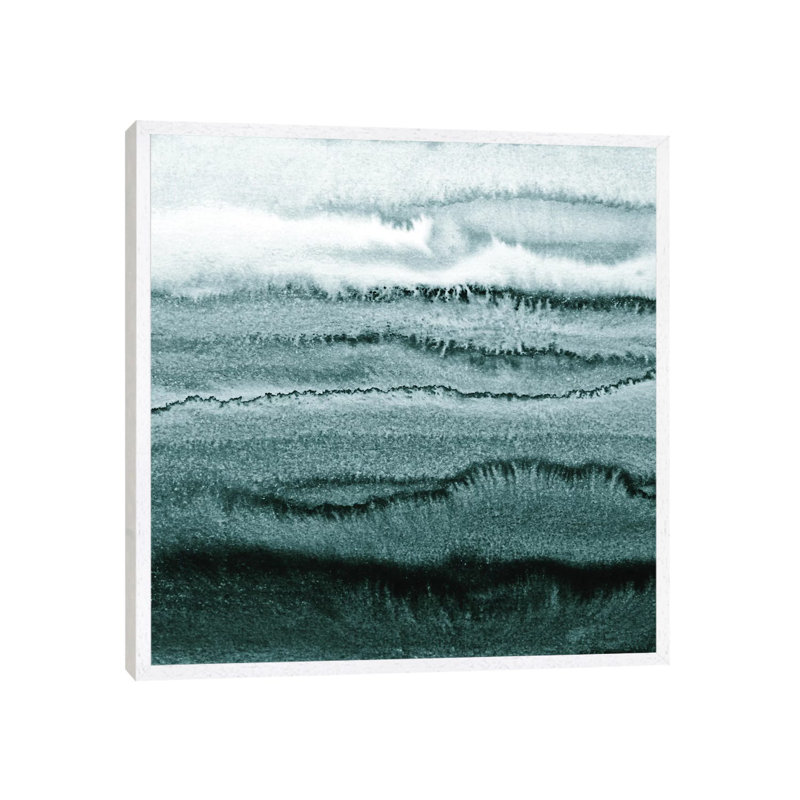 Within The Tides Greenland by Monika Strigel - Print on Canvas, 45.72cm H x 45.72cm W x 3.81cm D, White Framed